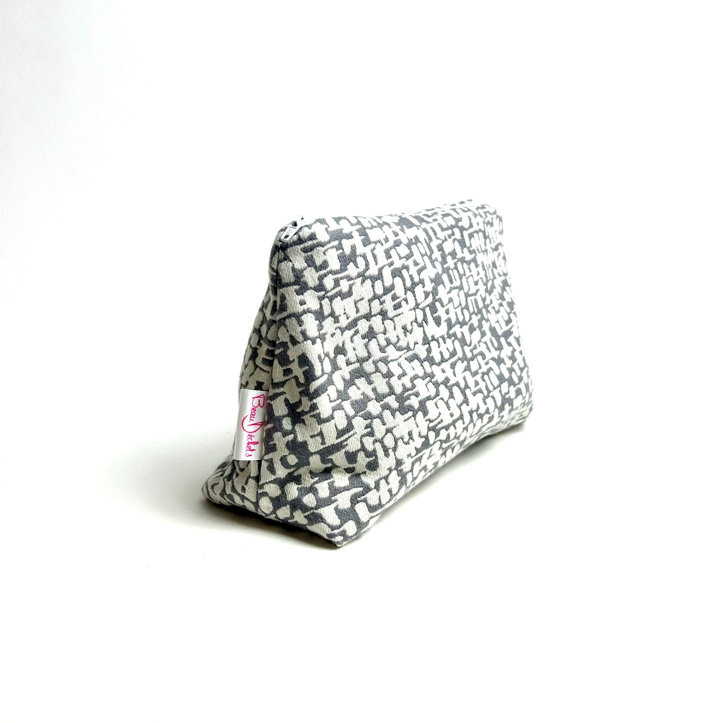 Small Pouch - Grey and White