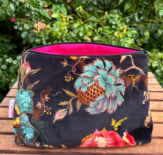 Small Pouch - Floral Velvet