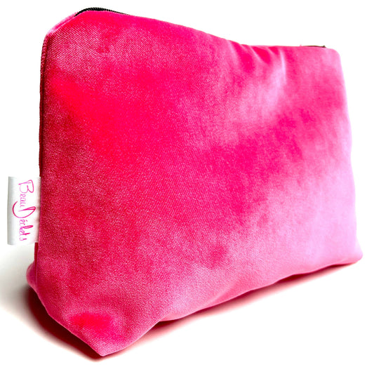 Small Pouch - Pink Velvet