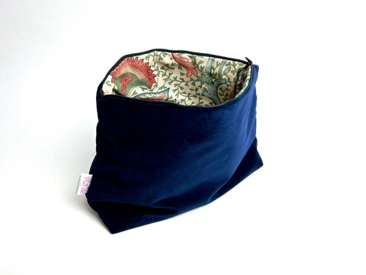 Large Pouch - Navy Velvet