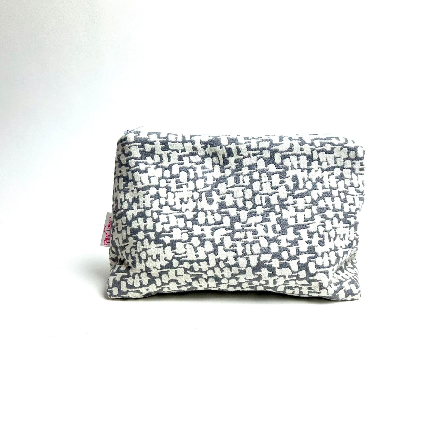 Small Pouch - Grey and White